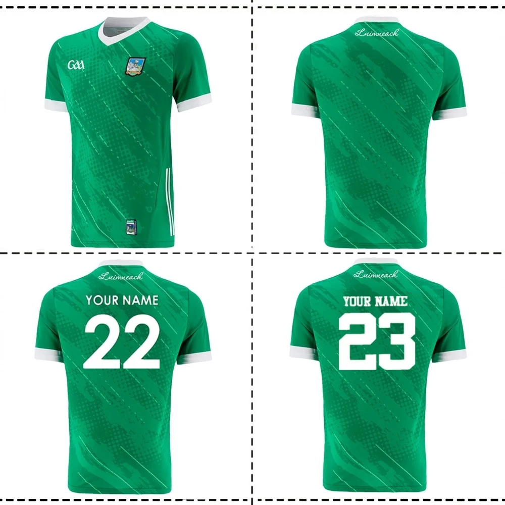 2023 г., Limerick GAA Home, Джерси 2023/24, Ирландия, LIMERICK, тренировочная Джерси для регби, размер S--5XL
2023 г., Limerick GAA Home, Джерси 2023/24, Ирландия, LIMERICK, тренировочная Джерси для регби, размер S--5XL