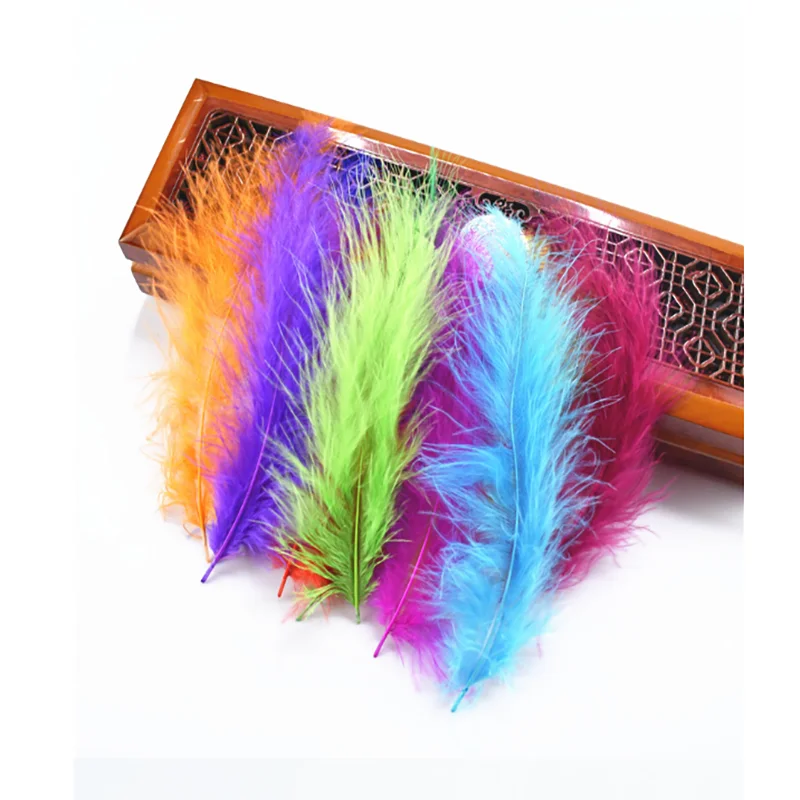 100Pcs High Quality Turkey Feathers 10-18 CM Jewelry Making Wedding Decoration Carnival Clothes Accessories Dyed Plumes Crafts
100Pcs High Quality Turkey Feathers 10-18 CM Jewelry Making Wedding Decoration Carnival Clothes Accessories Dyed Plumes Crafts
