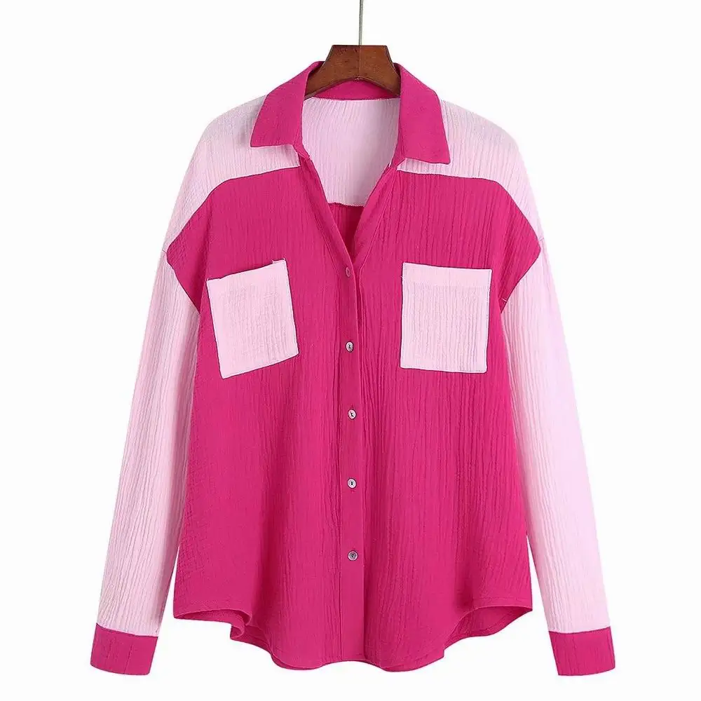 Loose Women Shirt Autumn 2022 New Fashion Full Sleeve Soft Cotton Blouse Oversized Clothes Female Casual Top Wears
Loose Women Shirt Autumn 2022 New Fashion Full Sleeve Soft Cotton Blouse Oversized Clothes Female Casual Top Wears