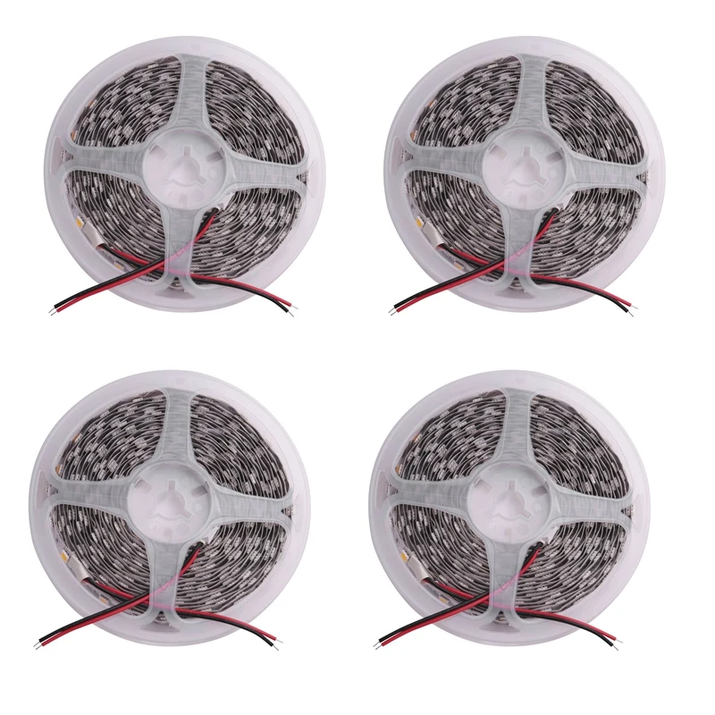 New-4X 5M 300 Warm White LED 5050 SMD Flexible Light Lamp Strip 12V DC Home Club
New-4X 5M 300 Warm White LED 5050 SMD Flexible Light Lamp Strip 12V DC Home Club