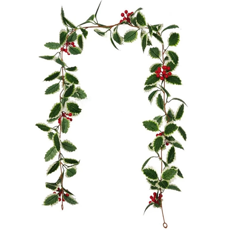 Рождественская гирлянда, зимние красные ягоды, украшение для вечерние, гирлянда с листьями Падуба, рождественские зеленые гирлянды
Рождественская гирлянда, зимние красные ягоды, украшение для вечерние, гирлянда с листьями Падуба, рождественские зеленые гирлянды