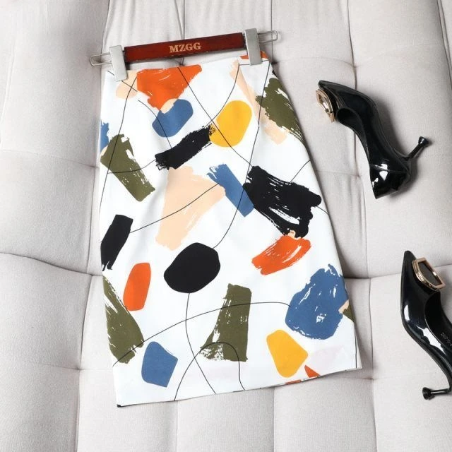 2022 Summer Women's Fashion Printing A-line Skirts Female High Waist Slim Skirts Ladies Split One-step Package Hip Skirts O56
2022 Summer Women's Fashion Printing A-line Skirts Female High Waist Slim Skirts Ladies Split One-step Package Hip Skirts O56