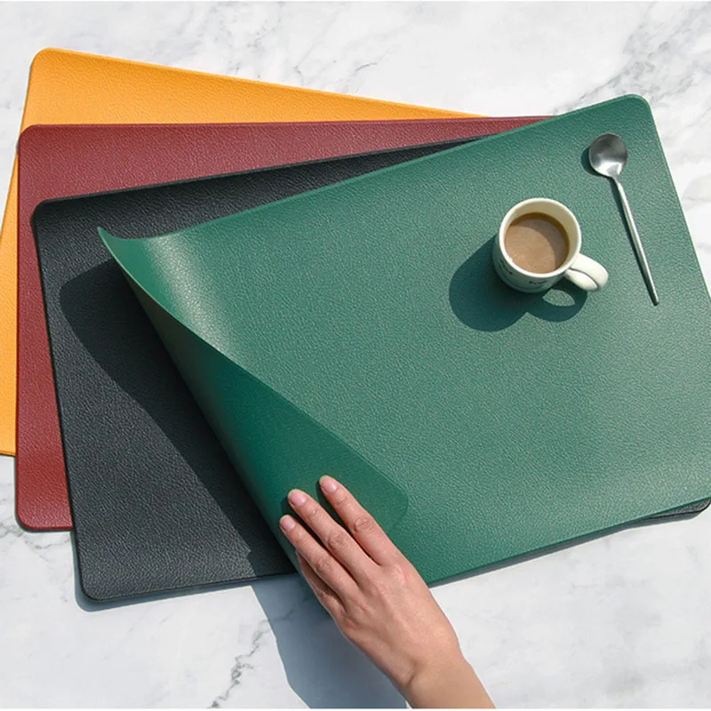 6Pcs Leather Placemat Tableware Pad Oil Water Resistant Heat Insulation Non-Slip Tablemat Coaster for Kitchen Plate mat decor
6Pcs Leather Placemat Tableware Pad Oil Water Resistant Heat Insulation Non-Slip Tablemat Coaster for Kitchen Plate mat decor