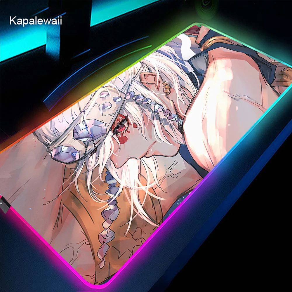 Demon Slayer RGB Pc Gamer Mouse Pad Gaming Luminous Mousepad Large Rubber Desk Mat Keyboard Pads LED Speed Mouse Mat Backlight
Demon Slayer RGB Pc Gamer Mouse Pad Gaming Luminous Mousepad Large Rubber Desk Mat Keyboard Pads LED Speed Mouse Mat Backlight