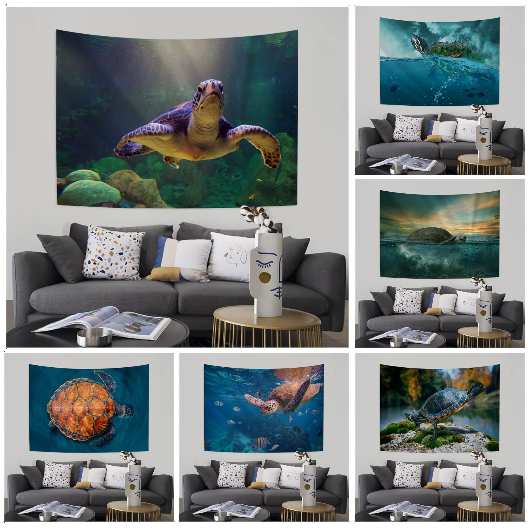Deep Sea Turtle Chart Tapestry Bohemian Wall Tapestries Mandala INS Home Decor
Deep Sea Turtle Chart Tapestry Bohemian Wall Tapestries Mandala INS Home Decor