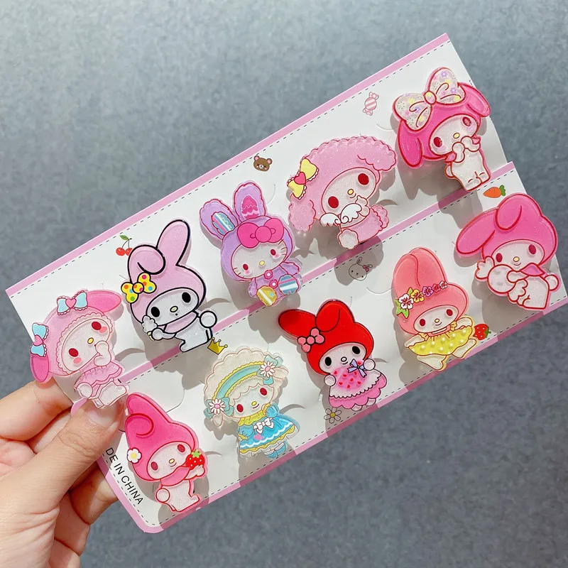 Kawaii Headdress Sanrio Anime My Melody Cute Hello Kitty Sweet Girly Heart Cartoon Bangs Side Clip Hairpin Toy for Girls
Kawaii Headdress Sanrio Anime My Melody Cute Hello Kitty Sweet Girly Heart Cartoon Bangs Side Clip Hairpin Toy for Girls