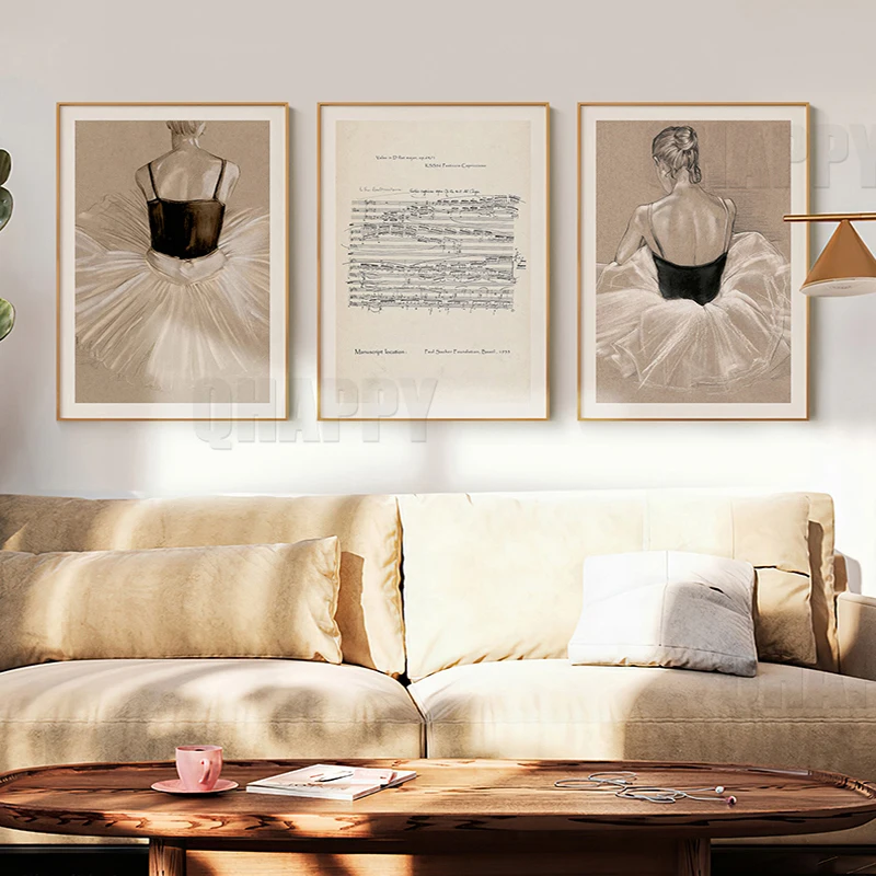 Ballet Girl Wall Art Canvas Painting Piano Violin Sketch Prints Music Score Nordic Poster For Livingroom Modern Home Decor
Ballet Girl Wall Art Canvas Painting Piano Violin Sketch Prints Music Score Nordic Poster For Livingroom Modern Home Decor