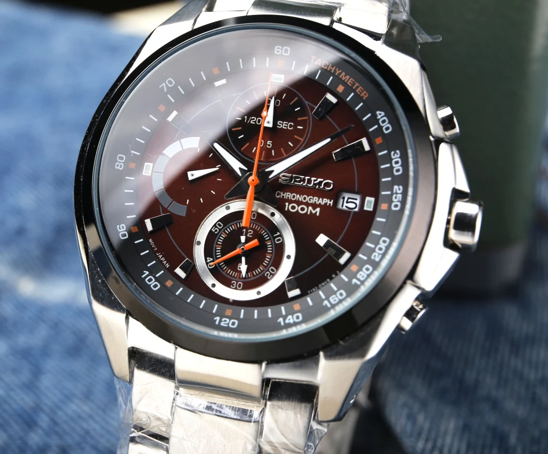 Seiko-SEIKO luxury brand men's watch quartz movement 7-pin chronograph running second sports waterproof watch SNDB19P1
Seiko-SEIKO luxury brand men's watch quartz movement 7-pin chronograph running second sports waterproof watch SNDB19P1