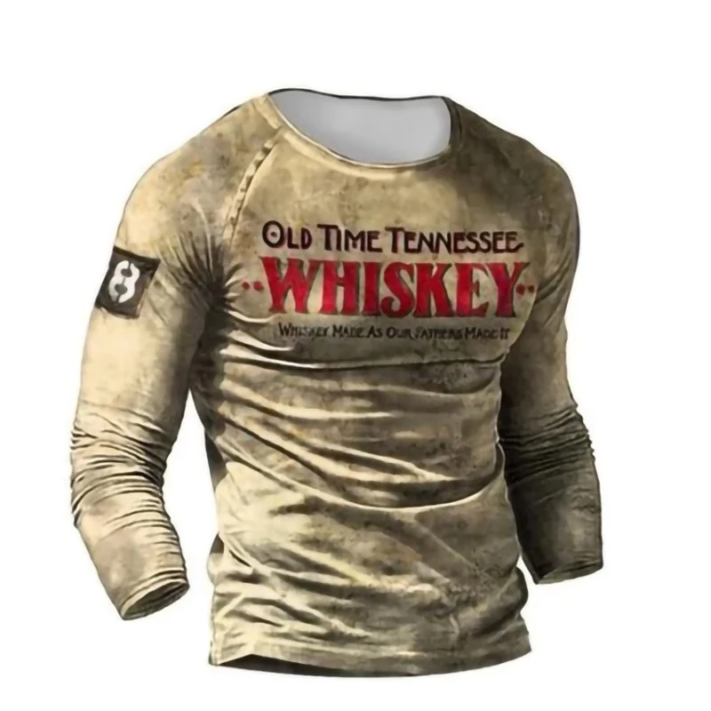 Vintage Letter Printed Mens Tee Tops 2022 Autumn Long Sleeve Crew Neck Casual T-shirts Men Clothes Loose Fashion Streetwear Fall 
Vintage Letter Printed Mens Tee Tops 2022 Autumn Long Sleeve Crew Neck Casual T-shirts Men Clothes Loose Fashion Streetwear Fall