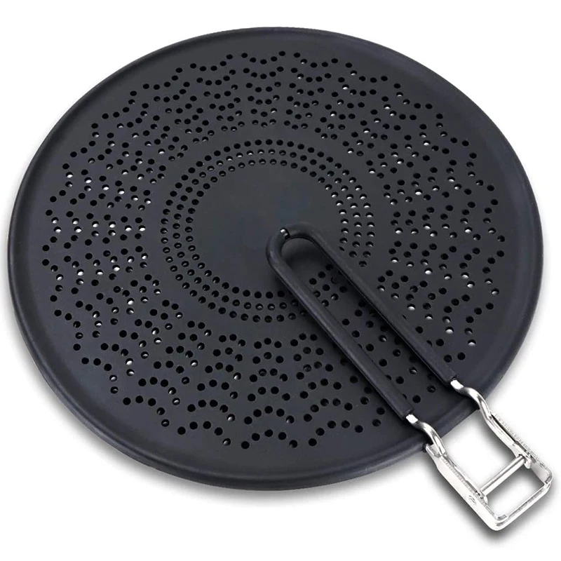 13 Inch Silicone Splatter Screen - Pan Cover With Folding Handle,Heat Resistant Oil Splash Guard,Heat Insulation Black
13 Inch Silicone Splatter Screen - Pan Cover With Folding Handle,Heat Resistant Oil Splash Guard,Heat Insulation Black