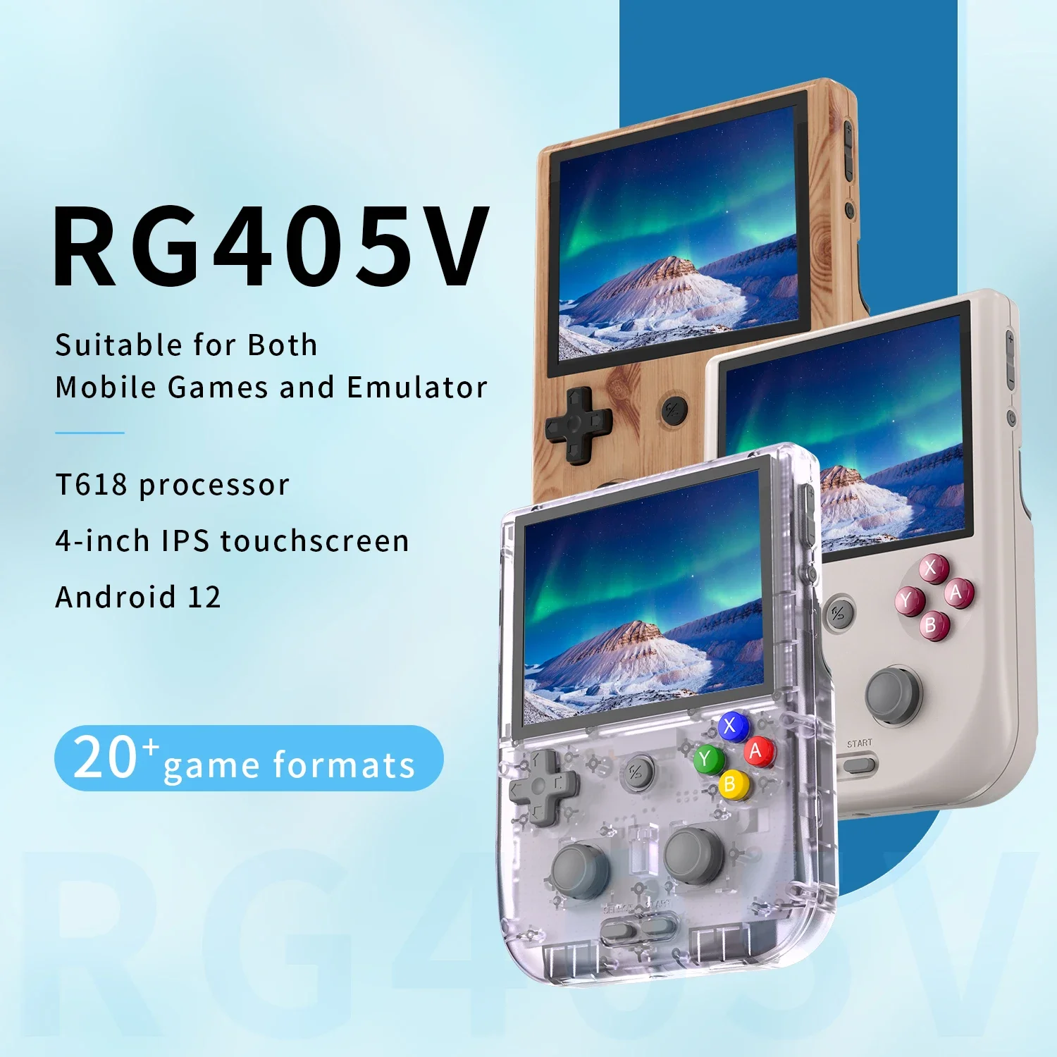BOYHOM RG405V RG 405V 4 ''сенсорный экран Android 12 Ретро видео игровая консоль Unisoc Tiger 128G 256G 3000 + игры 5500mAh батарея
BOYHOM RG405V RG 405V 4 ''сенсорный экран Android 12 Ретро видео игровая консоль Unisoc Tiger 128G 256G 3000 + игры 5500mAh батарея