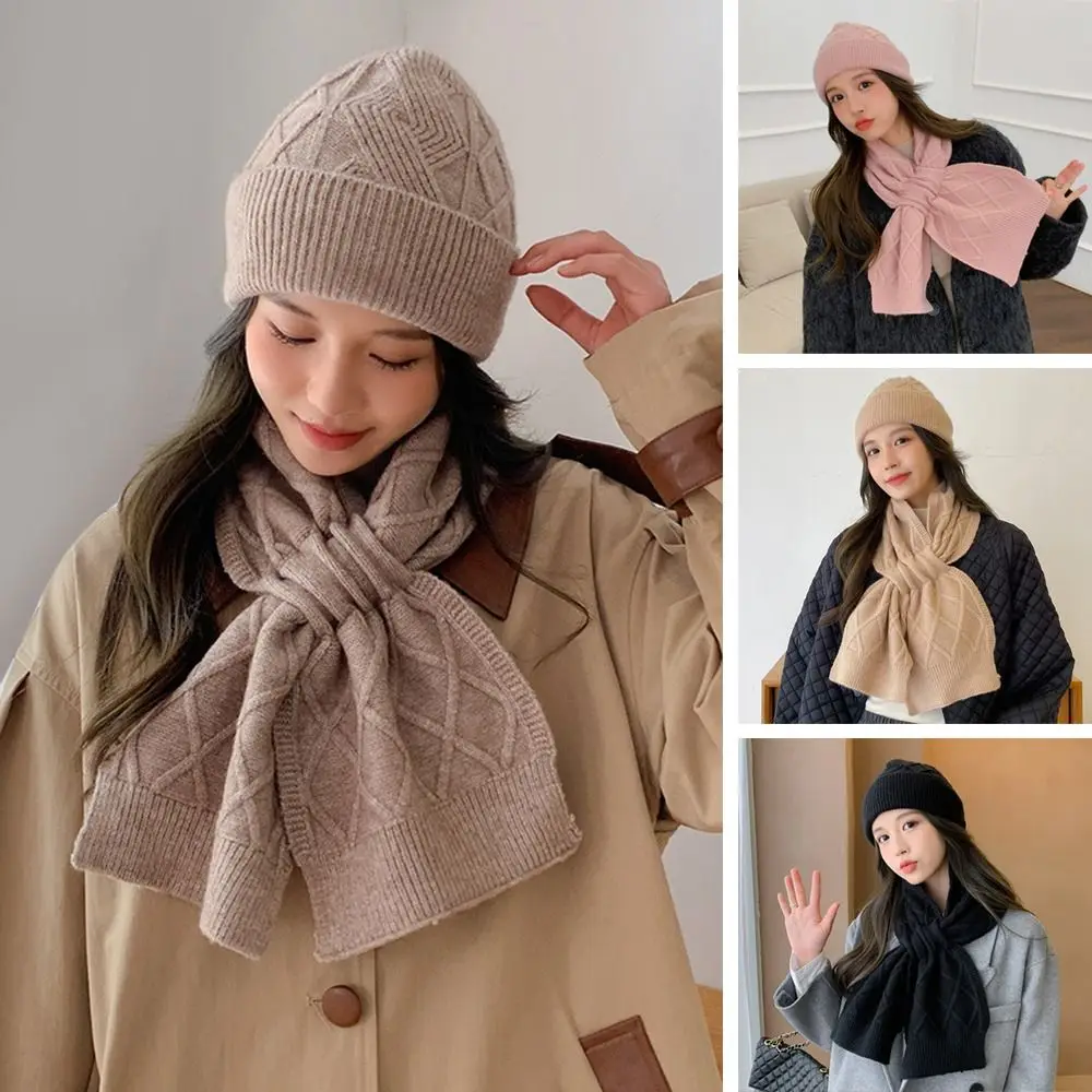 Winter Cycling Windproof Thick Knit Beanies Hat Scarf Set Warm Hats Knitting Neckerchief Caps Sets
Winter Cycling Windproof Thick Knit Beanies Hat Scarf Set Warm Hats Knitting Neckerchief Caps Sets