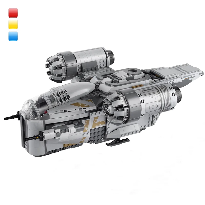 Модель Ucs Razor Crest с фигурками, совместимая с 75292 строительными блоками из фильмов «Звездные войны», детские строительные блоки
Модель Ucs Razor Crest с фигурками, совместимая с 75292 строительными блоками из фильмов «Звездные войны», детские строительные блоки