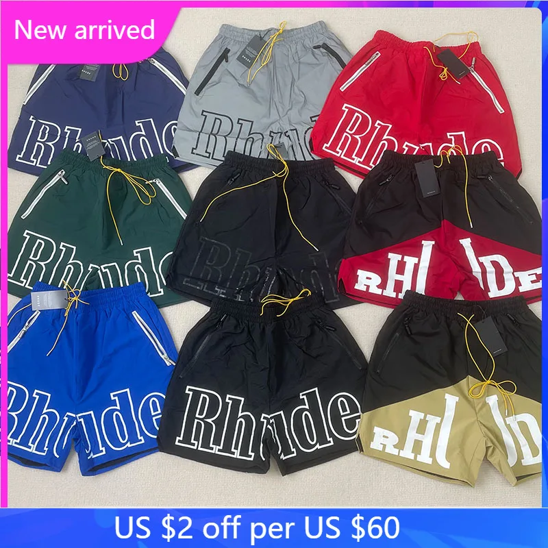 1:1 High Quality RHUDE Classic Letter Print Drawstring Shorts Mesh Quick Dry Five Pants Hip Hop Casual Beach Shorts for Men
1:1 High Quality RHUDE Classic Letter Print Drawstring Shorts Mesh Quick Dry Five Pants Hip Hop Casual Beach Shorts for Men