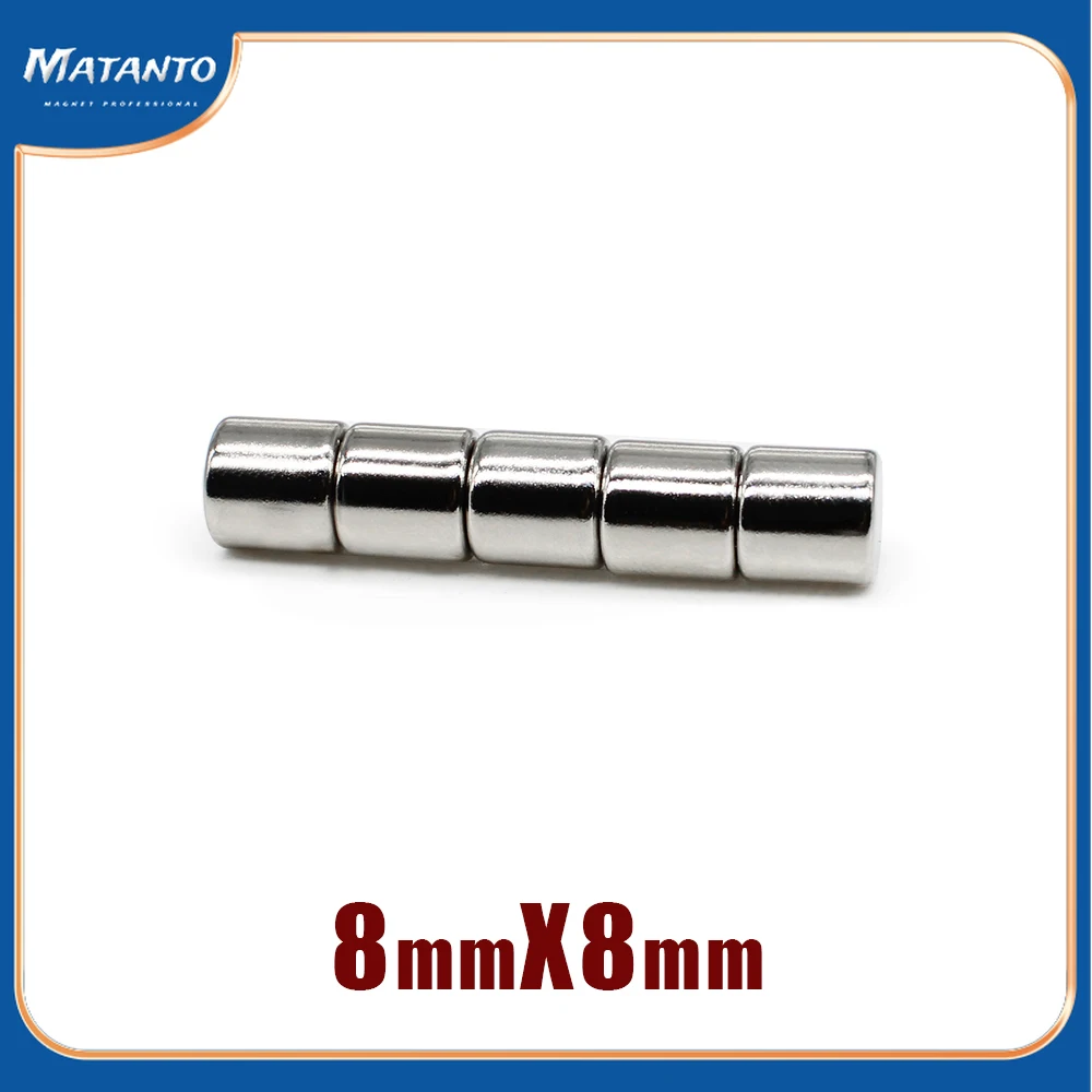 5/10/20/50/100PCS 8x8 Disc Minor Search Magnet 8mm x 8mm Thick Small Round Magnets Strong 8x8mm Permanent Neodymium Magnets 8*8
5/10/20/50/100PCS 8x8 Disc Minor Search Magnet 8mm x 8mm Thick Small Round Magnets Strong 8x8mm Permanent Neodymium Magnets 8*8