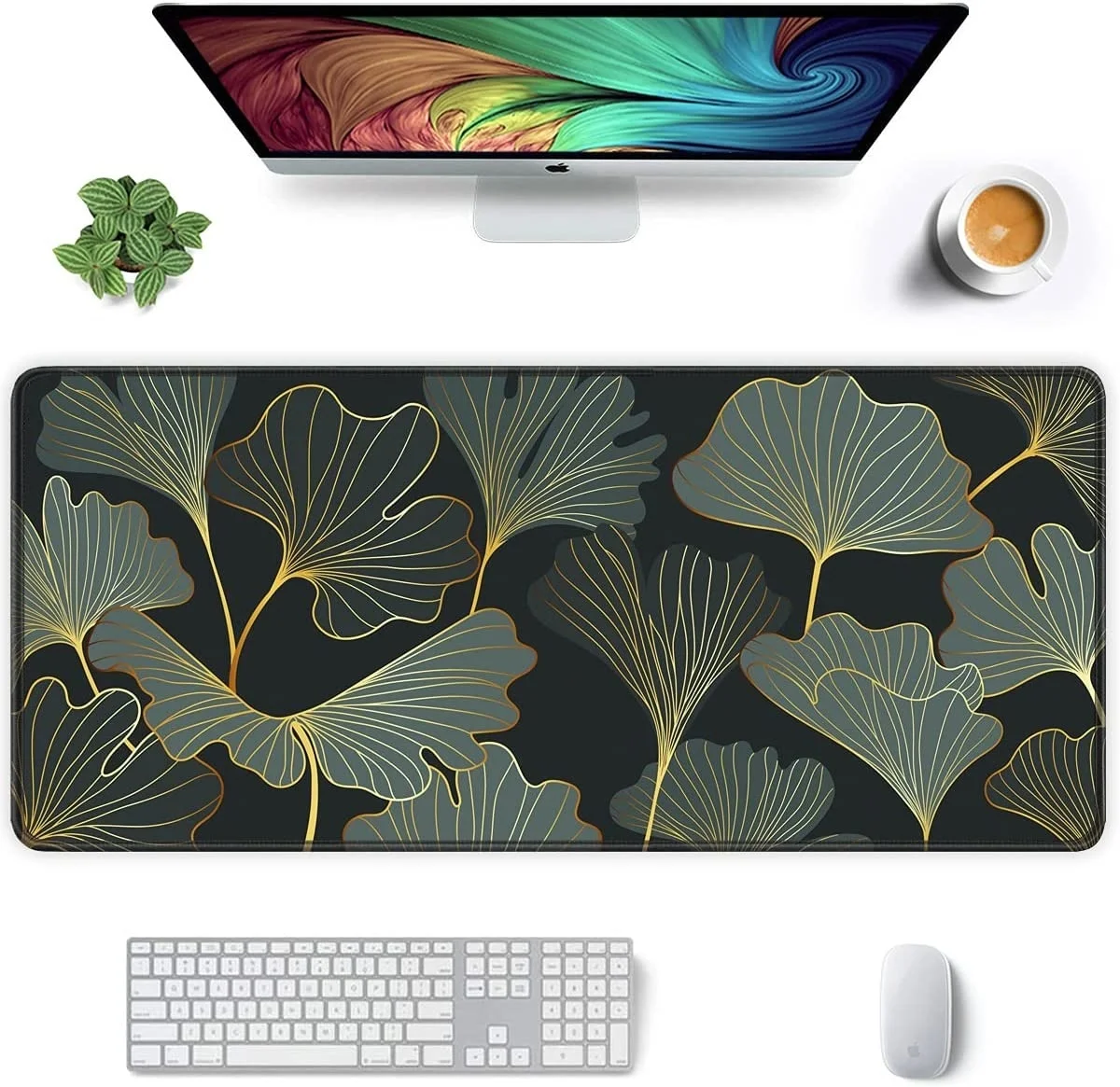 Black Gold Green Leaves Mouse Pad Gamer XL New Mousepad XXL MousePads Natural Rubber Soft Carpet Desktop Mouse Pad Table Mat
Black Gold Green Leaves Mouse Pad Gamer XL New Mousepad XXL MousePads Natural Rubber Soft Carpet Desktop Mouse Pad Table Mat