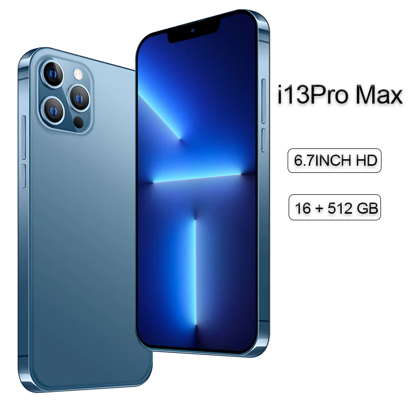 New 13 Pro Max Smartphone 6.7 Inch 16GB + 512GB 10 Core Phone 5G LET Phone HD Screen Face ID Global Version Mobile Phone i 13
New 13 Pro Max Smartphone 6.7 Inch 16GB + 512GB 10 Core Phone 5G LET Phone HD Screen Face ID Global Version Mobile Phone i 13