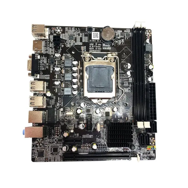 H61 Motherboard 1155-pin DDR3 Desktop Mainboard Support Core I3 I5 I7 CPU Main Board Integrated Eight-channel Sound Card Memory
H61 Motherboard 1155-pin DDR3 Desktop Mainboard Support Core I3 I5 I7 CPU Main Board Integrated Eight-channel Sound Card Memory