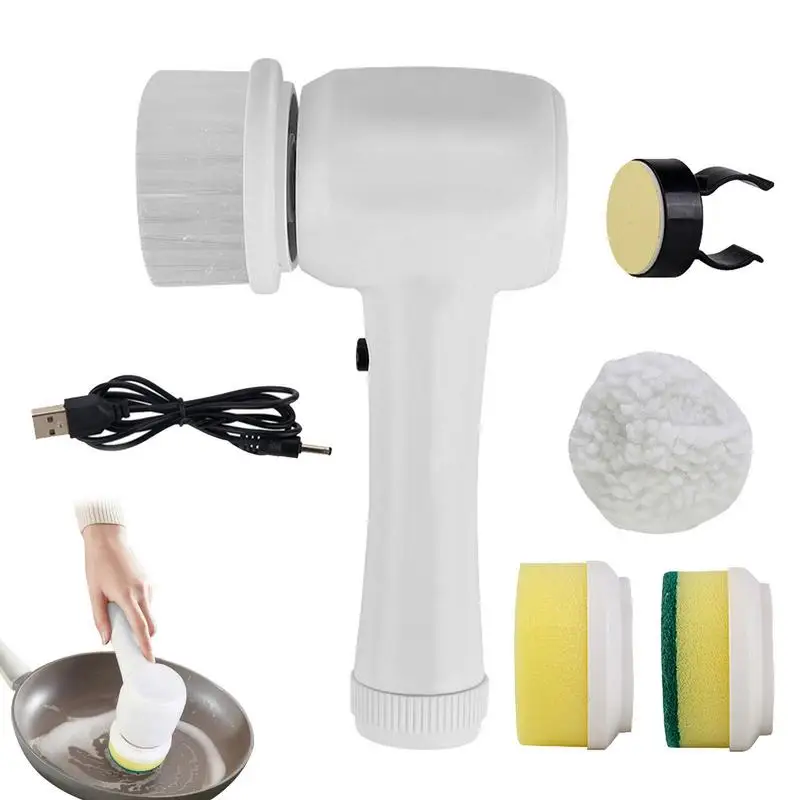 Электрический скруббер, перезаряжаемый скребок для душа, 90 минут работы, инструмент для очистки с 4 сменными щетками для
Электрический скруббер, перезаряжаемый скребок для душа, 90 минут работы, инструмент для очистки с 4 сменными щетками для