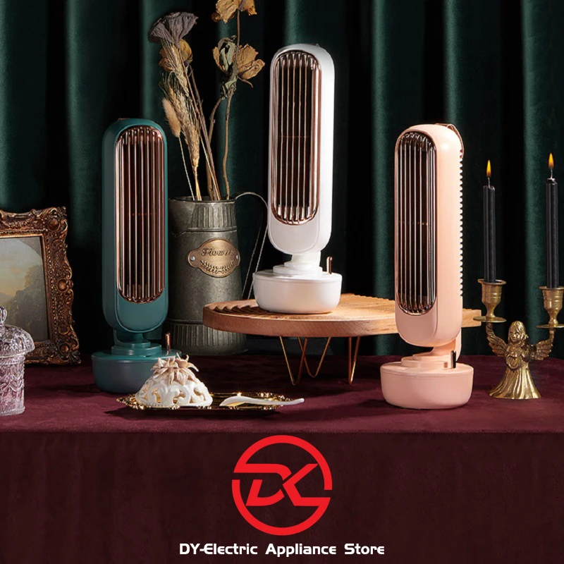 2-IN-1 Leafless Fan Mini USB Rechargeable Desktop Silent Air Conditioner Humidifier Table Portable Desktop Air Cooler Stand Fan 
2-IN-1 Leafless Fan Mini USB Rechargeable Desktop Silent Air Conditioner Humidifier Table Portable Desktop Air Cooler Stand Fan