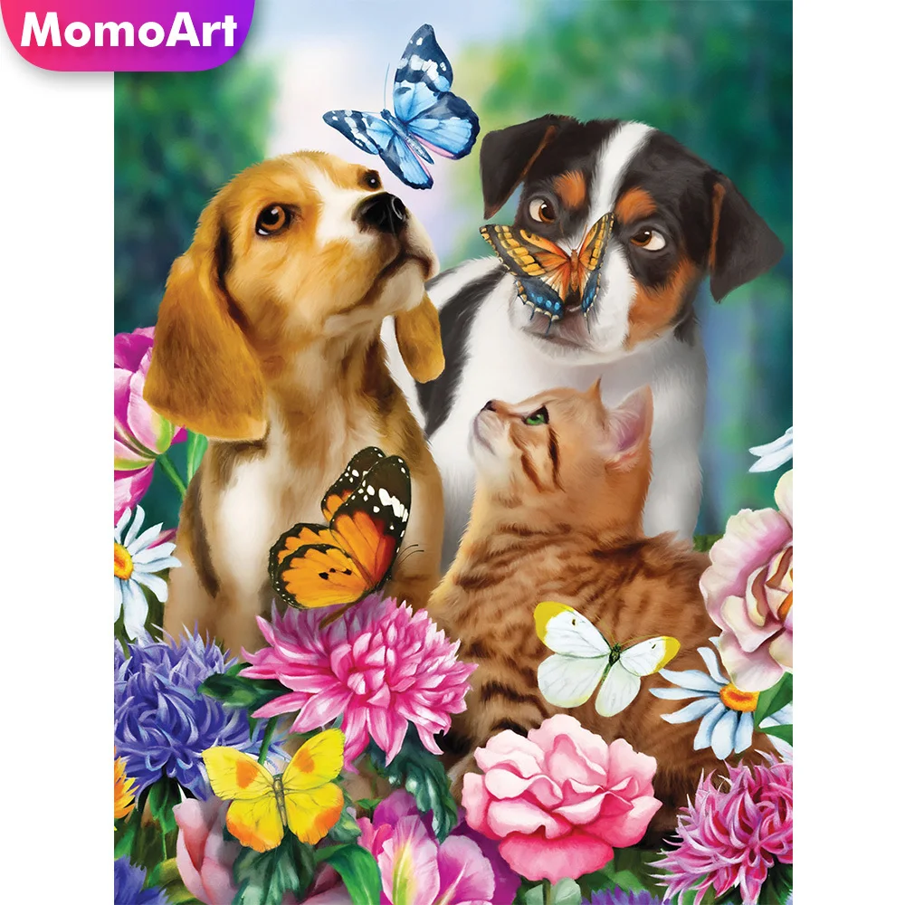 MomoArt Алмазная Вышивка Кот собака животные Картина Бабочка полная квадратная Круглая Мозаика Цветок Новое поступление Декор для дома 
MomoArt Алмазная Вышивка Кот собака животные Картина Бабочка полная квадратная Круглая Мозаика Цветок Новое поступление Декор для дома