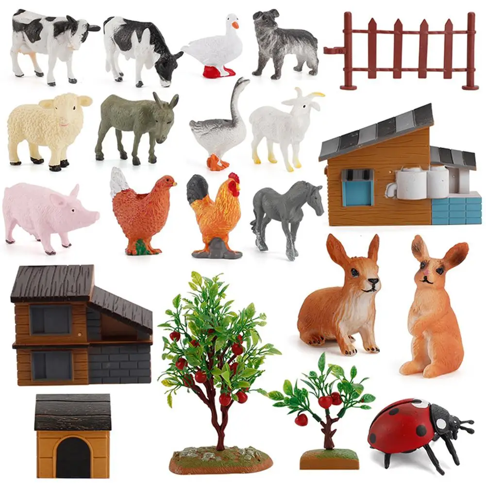 Yfashion Baby Farm Sand Table Decoration DIY House Tree Animal Model Toy Ranch Scene Decoration Children Kid Toys Table Decor
Yfashion Baby Farm Sand Table Decoration DIY House Tree Animal Model Toy Ranch Scene Decoration Children Kid Toys Table Decor