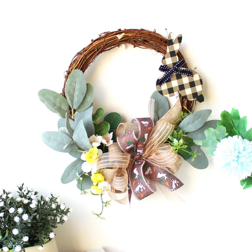 Wreath Artificial Cute Easter Party Supplies Flowers Garland Happy Easter Hanging Decor Bunny Garland 30cm Wedding Decor
Wreath Artificial Cute Easter Party Supplies Flowers Garland Happy Easter Hanging Decor Bunny Garland 30cm Wedding Decor