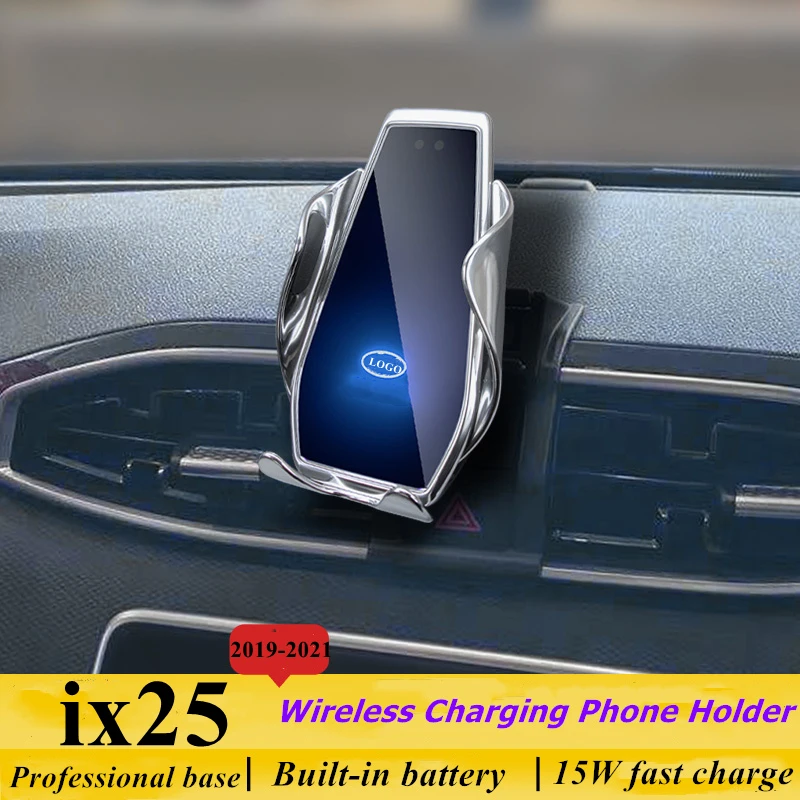 Dedicated for Hyundai ix25 2019-2021 Car Phone Holder 15W Qi Wireless Car Charger for iPhone Xiaomi Samsung Huawei Universal
Dedicated for Hyundai ix25 2019-2021 Car Phone Holder 15W Qi Wireless Car Charger for iPhone Xiaomi Samsung Huawei Universal