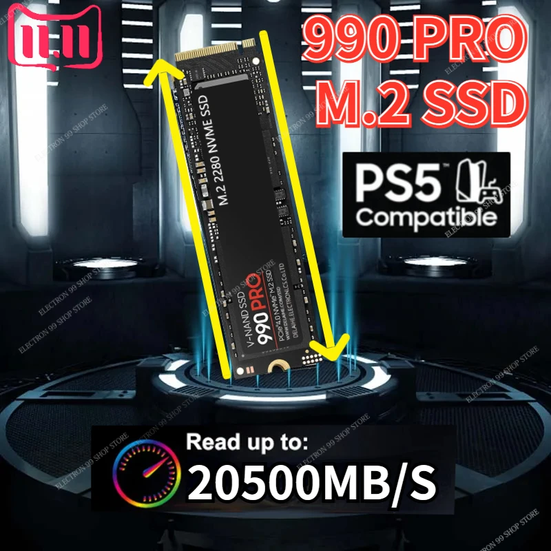 PS5 M.2 NVMe 990PRO 8TB 4TB 2TB 1TB Solid State Laptop Universal Hard Disk Desktop M.2 SSD 2280 High Capacity Solid State Drive
PS5 M.2 NVMe 990PRO 8TB 4TB 2TB 1TB Solid State Laptop Universal Hard Disk Desktop M.2 SSD 2280 High Capacity Solid State Drive