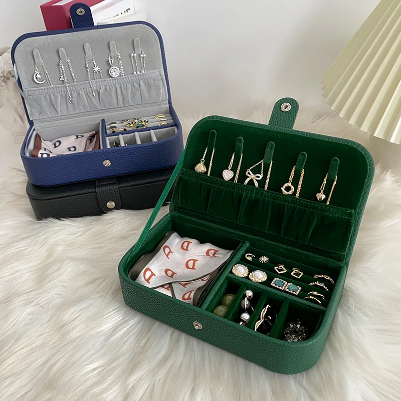 Jewelry Organizer Pu Storage Box Suitcases Drawer Girls Desk Jewelry Box Containers Makeup Tables Organizadores Home Gadgets
Jewelry Organizer Pu Storage Box Suitcases Drawer Girls Desk Jewelry Box Containers Makeup Tables Organizadores Home Gadgets