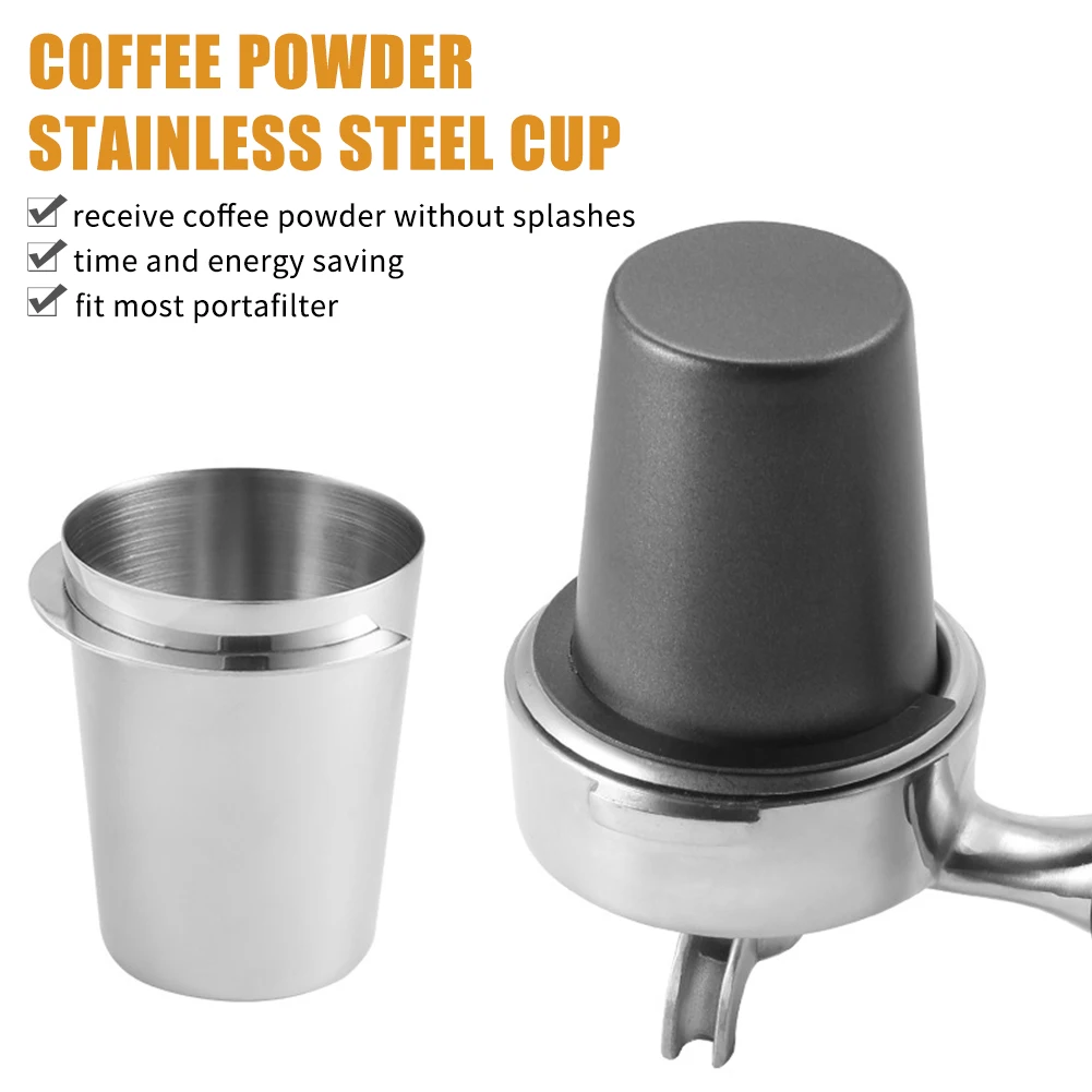 Espresso Dosing Cup Stainless Steel Wear-Resistant Coffee Powder Feeder Fits 51mm/58mm Portafilter Coffee Machine Accessories
Espresso Dosing Cup Stainless Steel Wear-Resistant Coffee Powder Feeder Fits 51mm/58mm Portafilter Coffee Machine Accessories