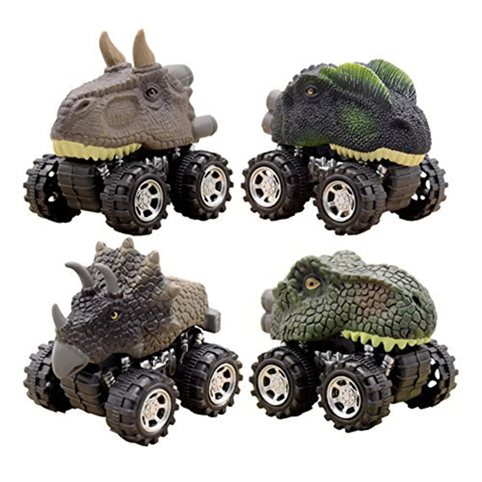 

Dinosaur Toy Pull Back Cars Realistic Dino Cars Mini Monster Truck With Big Tires Small Dinosaur Toys For Kids Birthday Gifts