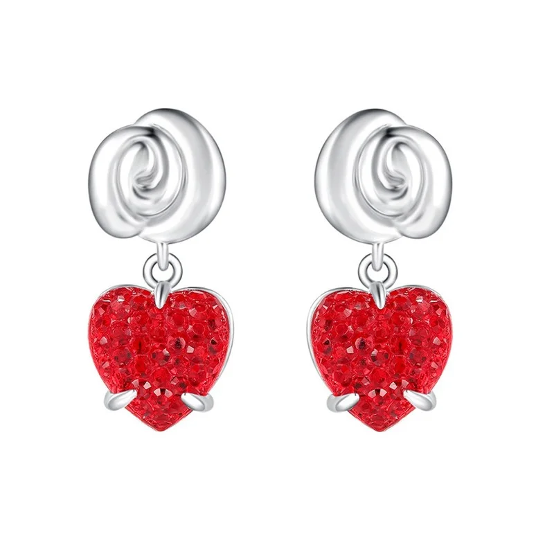 French fashion popular INS red berry pendant earrings ins small rose Japanese and Korean trend love earrings
French fashion popular INS red berry pendant earrings ins small rose Japanese and Korean trend love earrings