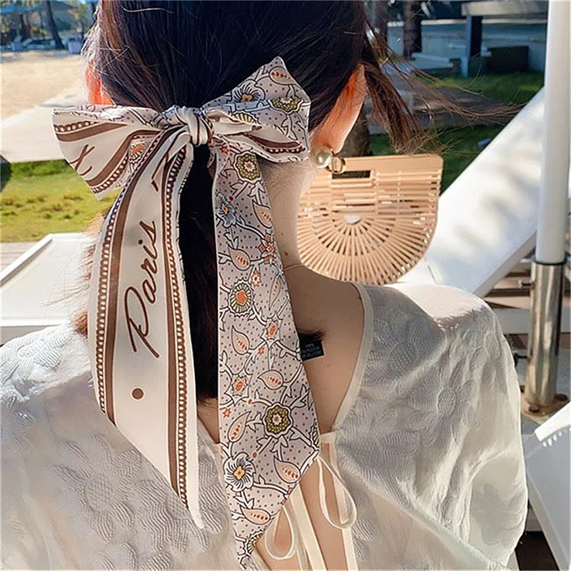 Women Bows Scarf Headband Ribbons Fashion Printed Hair Ties Hair Accessories Scarf Women Silk Scarf Skinny Bag Scarves Foulard
Women Bows Scarf Headband Ribbons Fashion Printed Hair Ties Hair Accessories Scarf Women Silk Scarf Skinny Bag Scarves Foulard