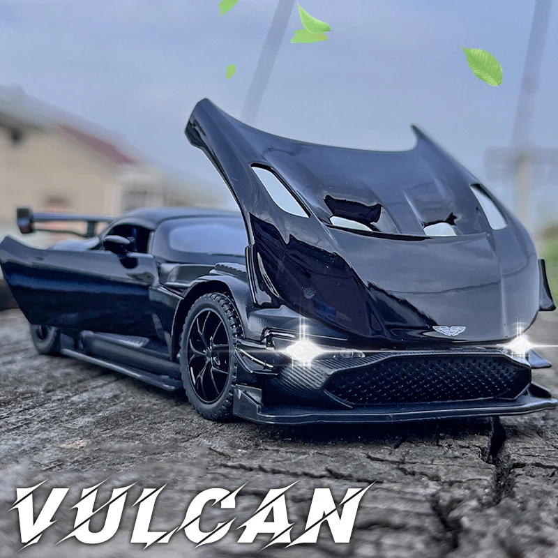 

1:32 Aston Martin Vulcan V12 Supercar Alloy Car Diecasts & Toy Vehicles Car Model Sound and light Car Toys For Kids Gifts
