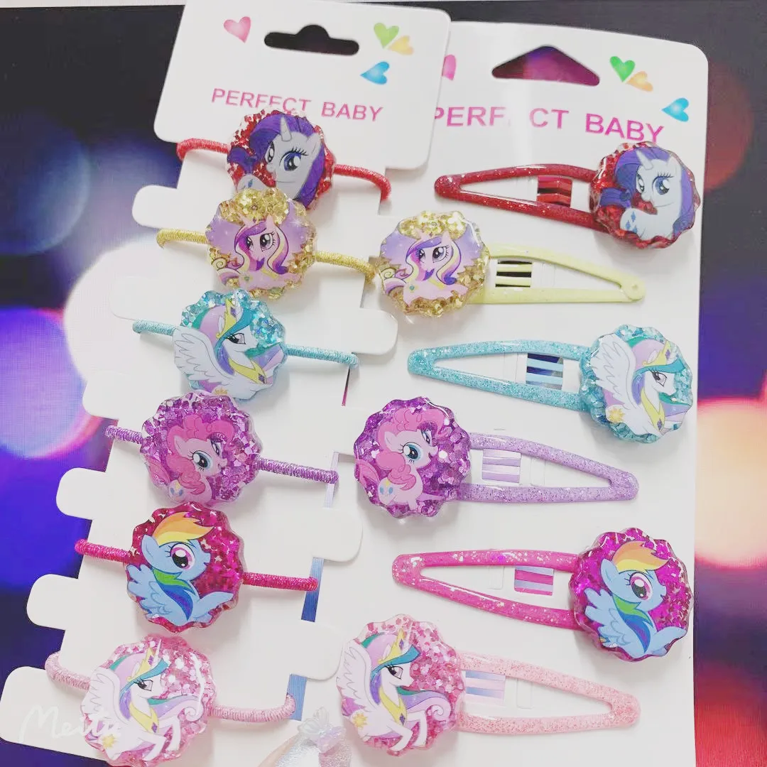 Shiny Cute My Little Pony Hairpin Hair Rope Anime Accessories Pinkie Rainbow Princess Celestria Baby Toys Girls Decorations Gift
Shiny Cute My Little Pony Hairpin Hair Rope Anime Accessories Pinkie Rainbow Princess Celestria Baby Toys Girls Decorations Gift