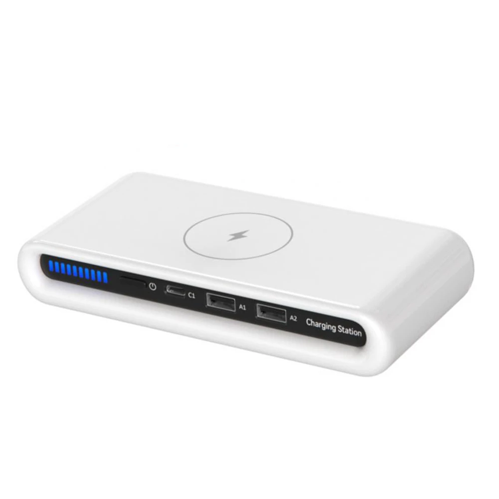 15W 4 in 1 Wireless Charger Charging Srtation Multi USB Type C Fast Charger with Ambient Light for IPhone12 13
15W 4 in 1 Wireless Charger Charging Srtation Multi USB Type C Fast Charger with Ambient Light for IPhone12 13