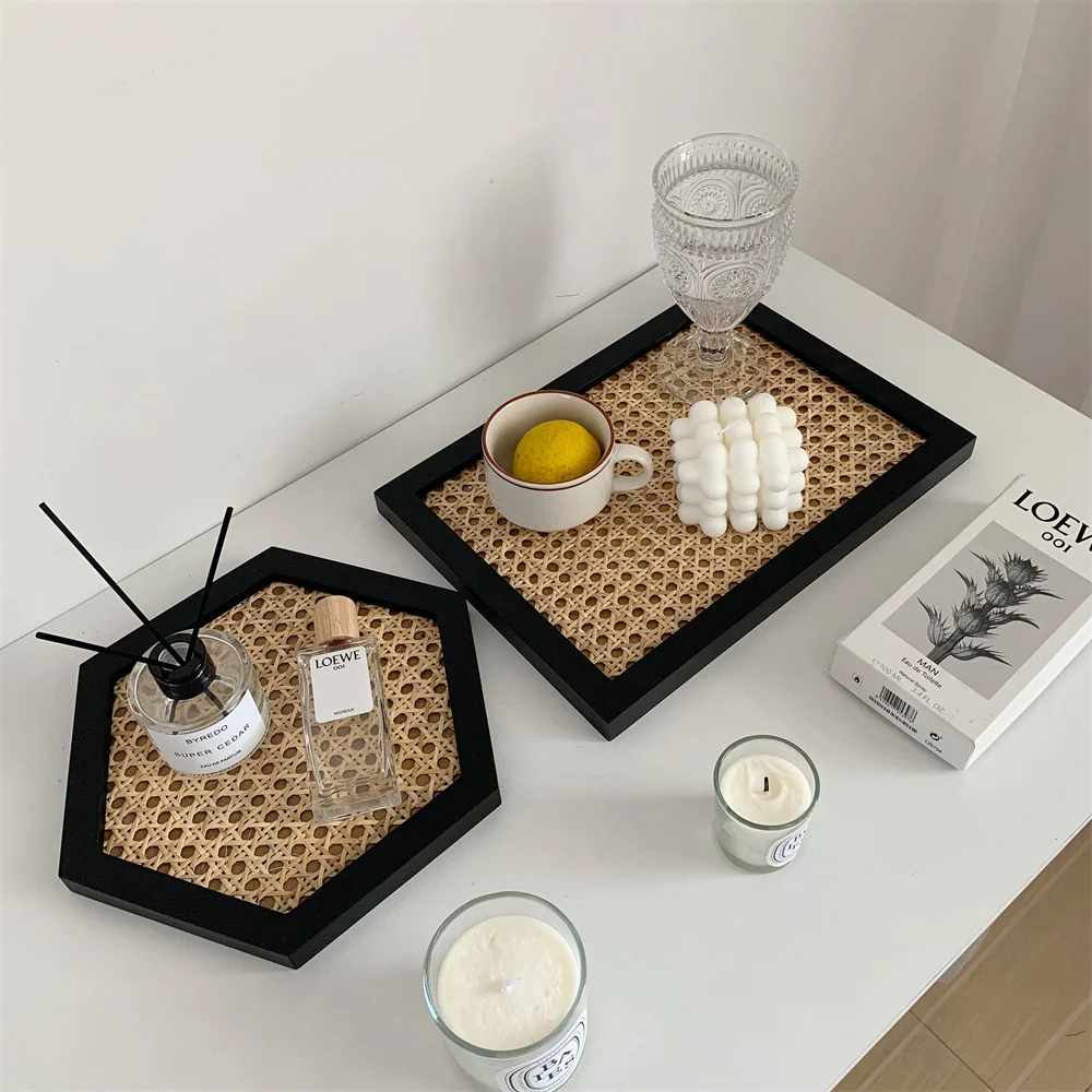 Nordic Rattan Jewelry Aromatherapy Sundry Storage Tray Plastic Household Perfume Ornaments Organizer Plate Creative Photo Prop
Nordic Rattan Jewelry Aromatherapy Sundry Storage Tray Plastic Household Perfume Ornaments Organizer Plate Creative Photo Prop