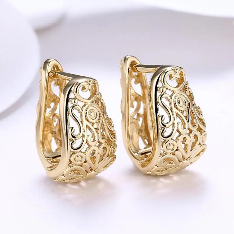 Hollow Geometric Pattern Earrings Creative Flower Gold Color Earrings For Women Earing Jewelry Earings Kolczyki
Hollow Geometric Pattern Earrings Creative Flower Gold Color Earrings For Women Earing Jewelry Earings Kolczyki