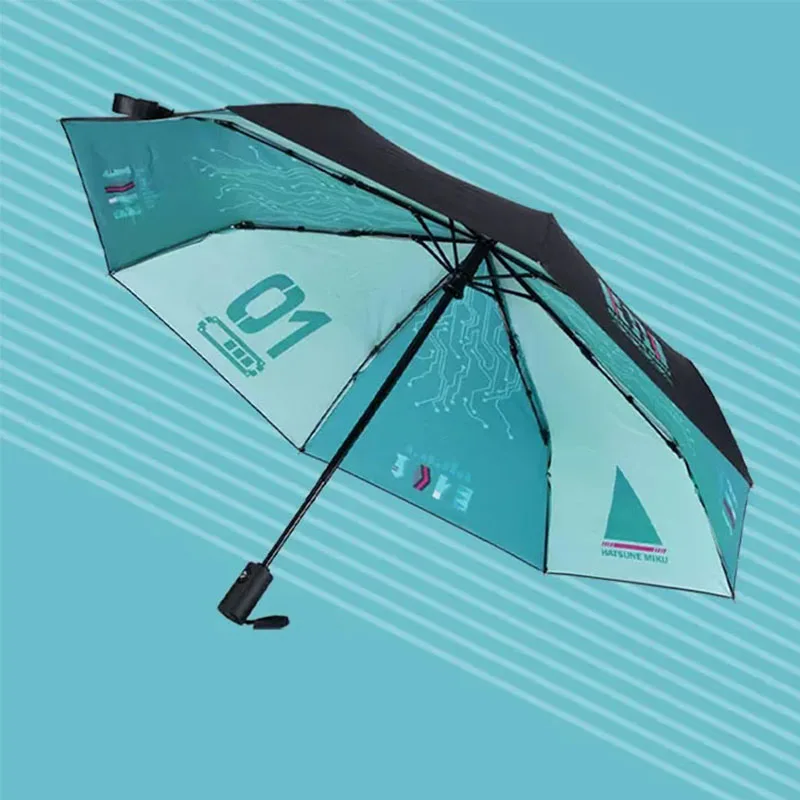 Anime Miku Automatic Umbrella Portable Rain Wind Resistant Trip Sun Folding Umbrella Parasol For Outdoor Cosplay Props Girl Gift
Anime Miku Automatic Umbrella Portable Rain Wind Resistant Trip Sun Folding Umbrella Parasol For Outdoor Cosplay Props Girl Gift