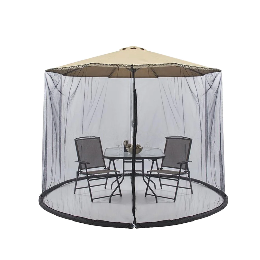 300x230CM Patio Umbrella Cover Zippered Mosquito Netting Screen Table Umbrella Garden Deck Furniture for Outdoor (Black)
300x230CM Patio Umbrella Cover Zippered Mosquito Netting Screen Table Umbrella Garden Deck Furniture for Outdoor (Black)