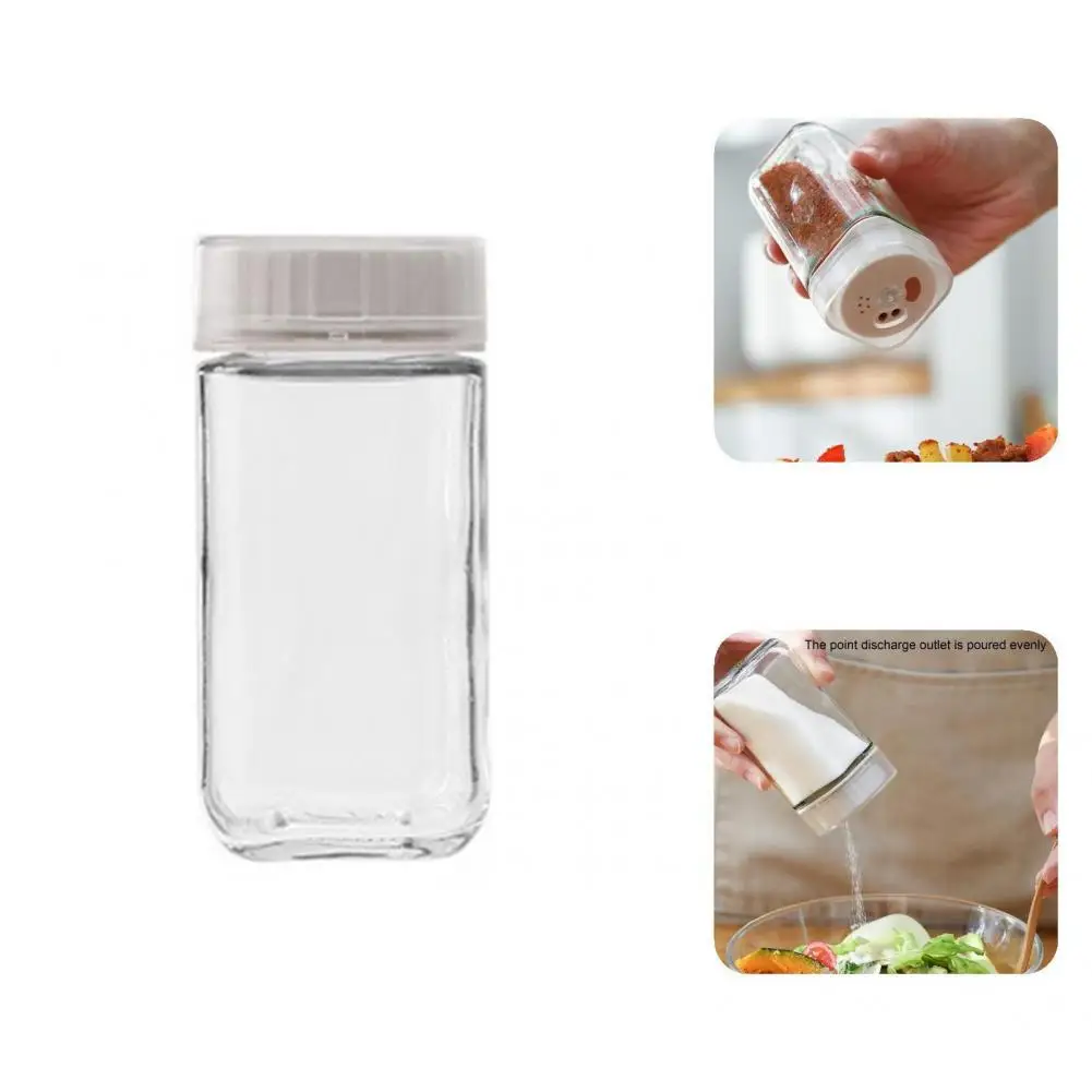 Seasoning Jar Helpful Ergonomic Design Seasoning Jar Transparent Moisture-proof Spice Bottle 
Seasoning Jar Helpful Ergonomic Design Seasoning Jar Transparent Moisture-proof Spice Bottle