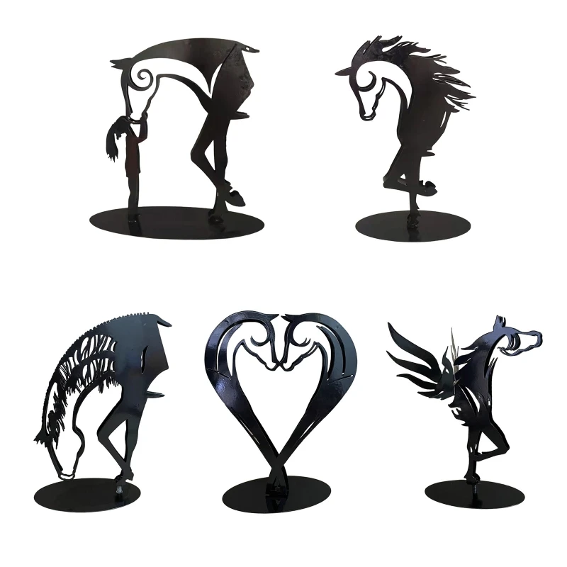 Modern Horse Sculpture Metal Horse Statue Art Horse Carving Crafts Unique Gift for Women Men Father Boy Husband Friend
Modern Horse Sculpture Metal Horse Statue Art Horse Carving Crafts Unique Gift for Women Men Father Boy Husband Friend