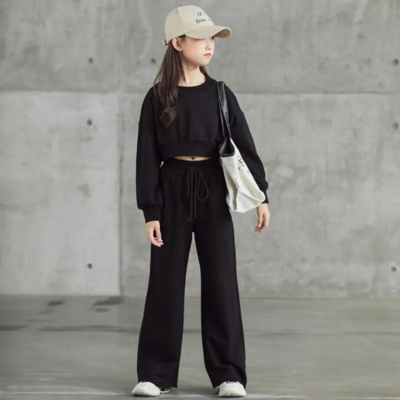 Children Girls Clothes Casual T-Shirt + Wide Leg Pants Suit Spring Autumn Kids Tracksuit Children's Sets Kids Clothes 3-12Y
Children Girls Clothes Casual T-Shirt + Wide Leg Pants Suit Spring Autumn Kids Tracksuit Children's Sets Kids Clothes 3-12Y