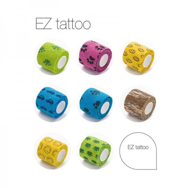 Sdotter 12 шт./коробка EZ когезионные бандажи 2 дюйма x 5 ярдов красочные тату ручки бандаж 8 цветов принадлежности для татуировок
Sdotter 12 шт./коробка EZ когезионные бандажи 2 дюйма x 5 ярдов красочные тату ручки бандаж 8 цветов принадлежности для татуировок