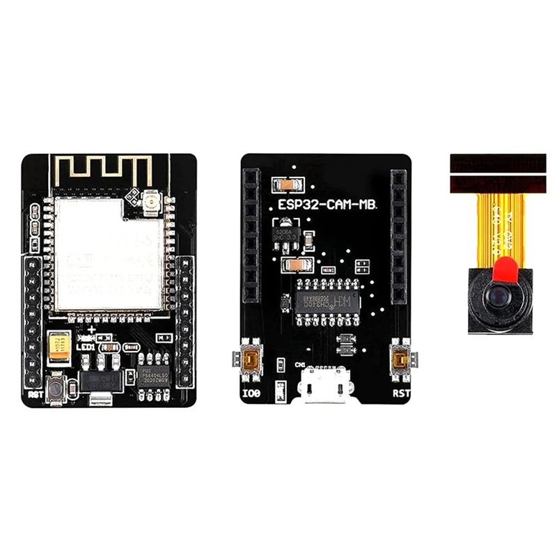 ESP32-CAM -MB WIFI + Bluetooth модуль ESP32-CAM плата разработки с базовой пластиной + камера OV2640
ESP32-CAM -MB WIFI + Bluetooth модуль ESP32-CAM плата разработки с базовой пластиной + камера OV2640
