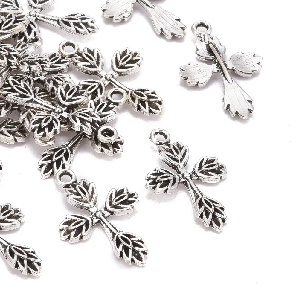 Подвески из сплава в тибетском стиле, 50 шт., кресты из античного серебра без свинца и кадмия, длина около 25,5 мм, Ширина 17 мм, толщина 2 мм, отвер... 
Подвески из сплава в тибетском стиле, 50 шт., кресты из античного серебра без свинца и кадмия, длина около 25,5 мм, Ширина 17 мм, толщина 2 мм, отвер...