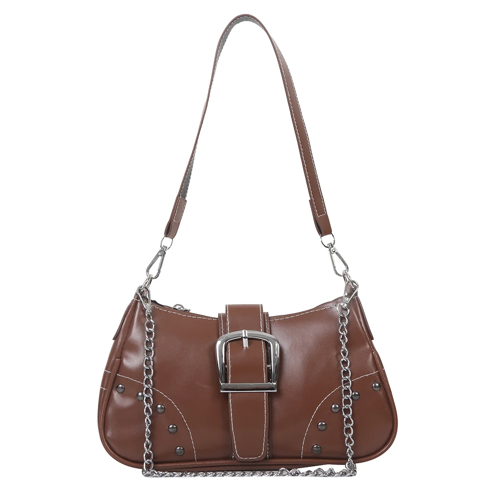 New Luxury Handbag Women Fashion Cool Style Bags Designer Brand High-quality with Chain Ornament Female Ladies Tote
New Luxury Handbag Women Fashion Cool Style Bags Designer Brand High-quality with Chain Ornament Female Ladies Tote