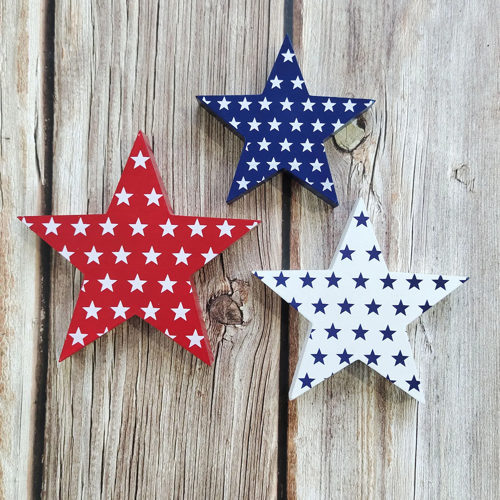 American Independence Day Party Supplies American Independence Day Decorations Wooden Five-pointed Star Ornament Wood Craft
American Independence Day Party Supplies American Independence Day Decorations Wooden Five-pointed Star Ornament Wood Craft