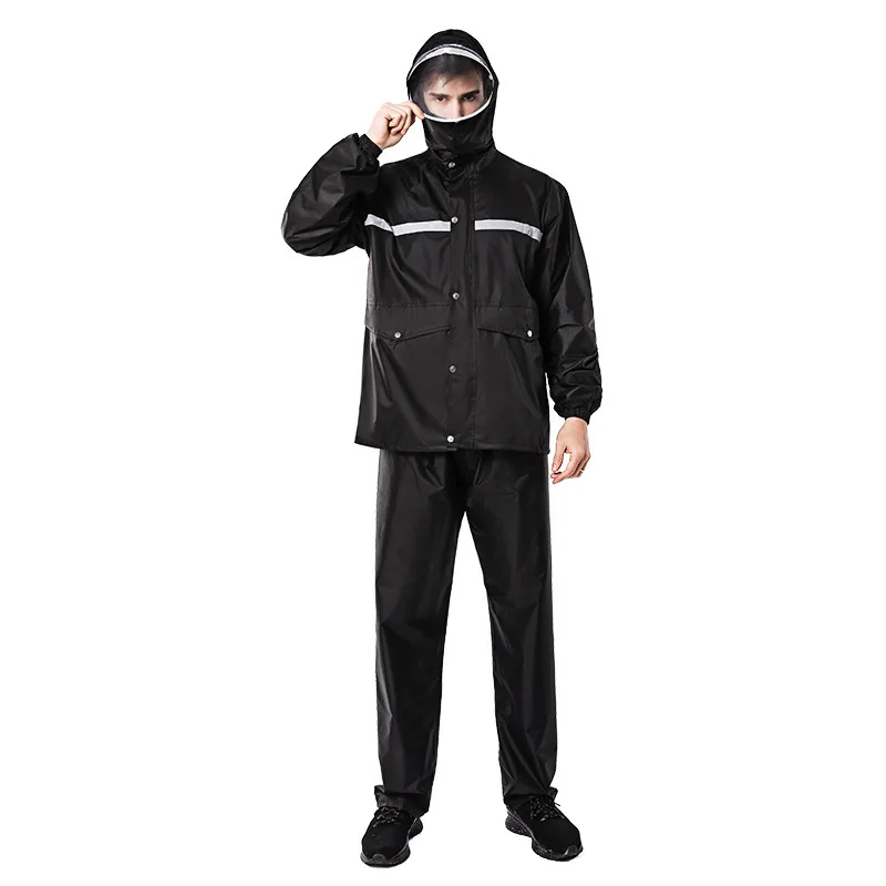 Tourist Men's Raincoat Waterproof Rain Suit Camping Black Cycling Raincoat Golf Rainwear Rain Clothes Chubasqueros Trench Male
Tourist Men's Raincoat Waterproof Rain Suit Camping Black Cycling Raincoat Golf Rainwear Rain Clothes Chubasqueros Trench Male
